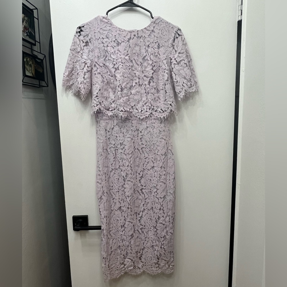 NWT ASOS Lilac Lace Cocktail Dress Sz 4